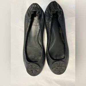 Tory Burch Black Leather Loafers